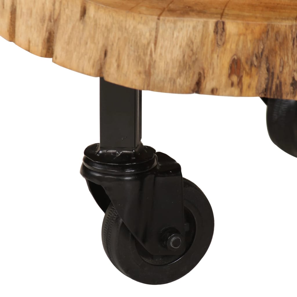 vidaXL Coffee Table Solid Acacia Wood 60x55x25 cm