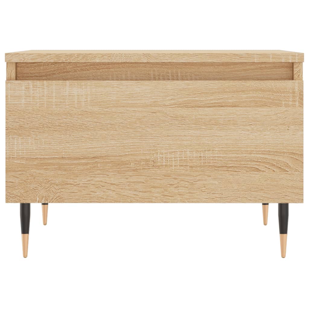 vidaXL Coffee Table Sonoma Oak 50x46x35 cm Engineered Wood