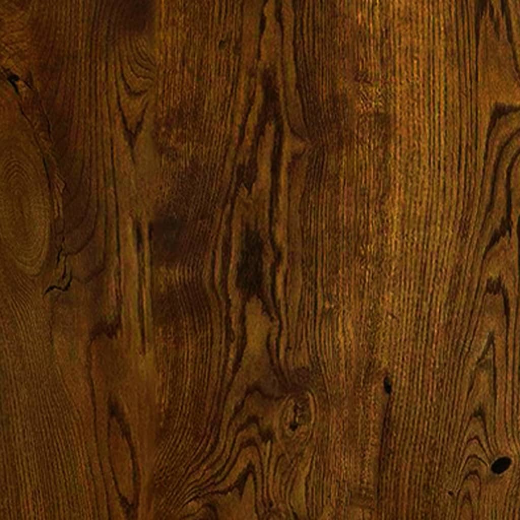 vidaXL Folding Wall Table Smoked Oak 100x60x56 cm Engineered Wood