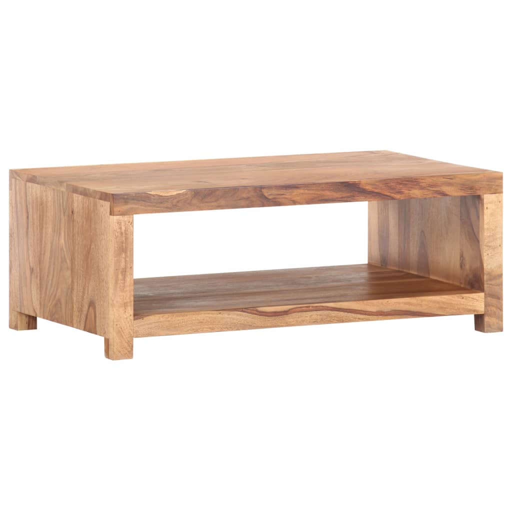 vidaXL Coffee Table 80x45x30 cm Solid Sheesham Wood