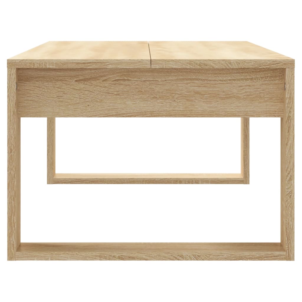 vidaXL Coffee Table Sonoma Oak 102x50x35 cm Engineered Wood