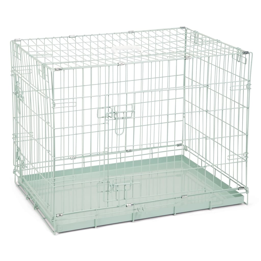 green dog crate