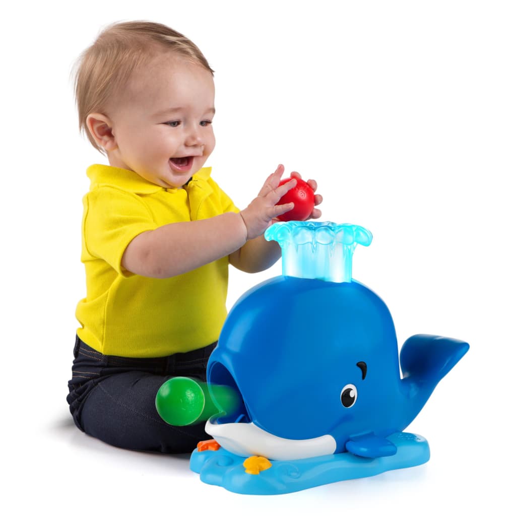 Bright Starts Activity Toy Silly Spout Whale Popper
