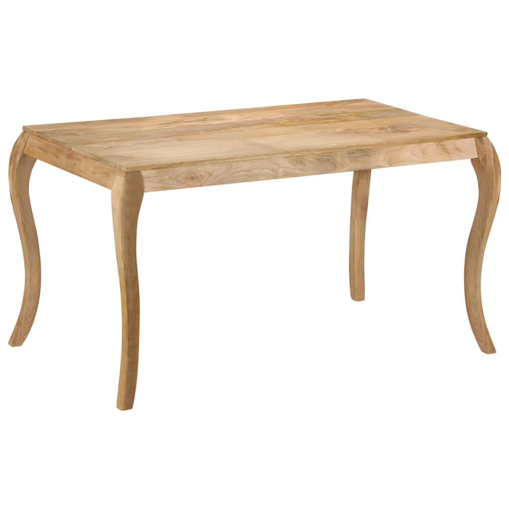 vidaXL Dining Table 135x75x76 cm Solid Mango Wood