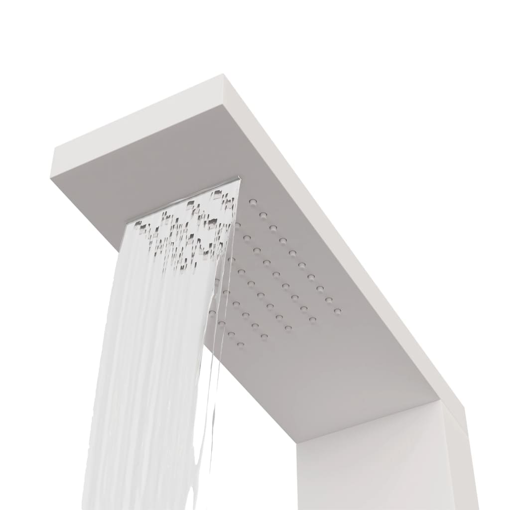 vidaXL Shower Panel System Aluminium White