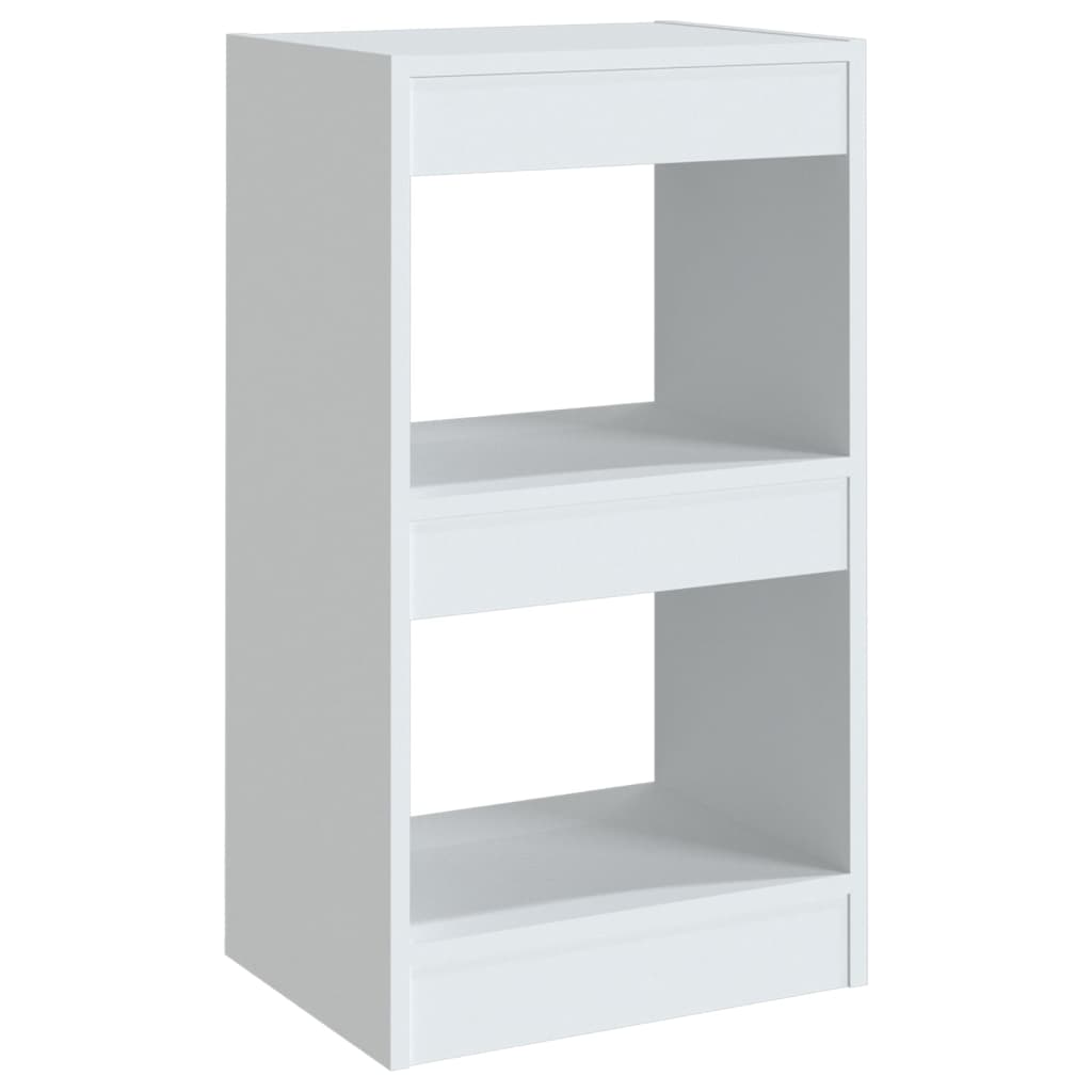vidaXL Book Cabinet/Room Divider White 40x30x72 cm