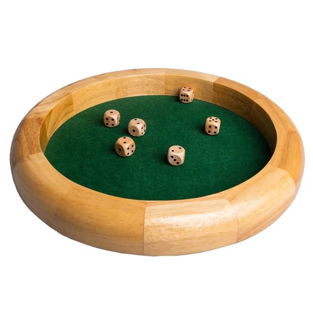 Clown Games Dice Tray Wood