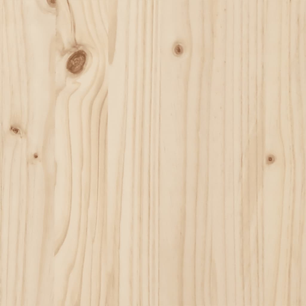 vidaXL Bed Frame with Headboard 90x190 cm Sinlge Solid Wood Pine