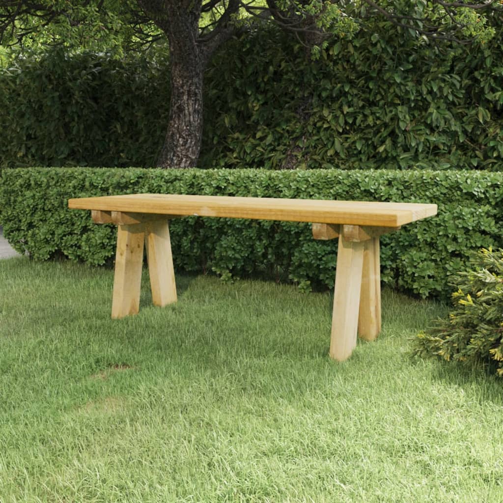 vidaXL Garden Bench 110 cm Impregnated Solid Wood Pine