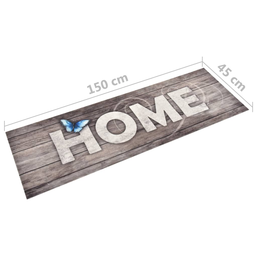 vidaXL Kitchen Carpet Washable Home 45x150 cm