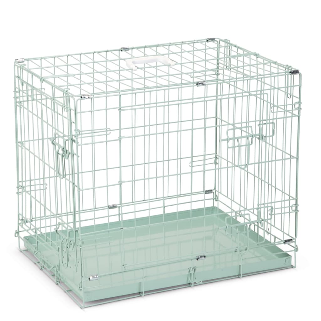 green dog crate