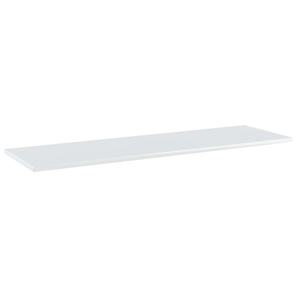 vidaXL Bookshelf Boards 8 pcs High Gloss White 100x30x1.5 cm Engineered Wood