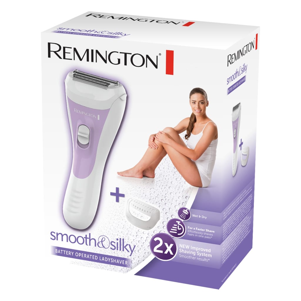 REMINGTON Lady Shaver Smooth & Silky White and Purple