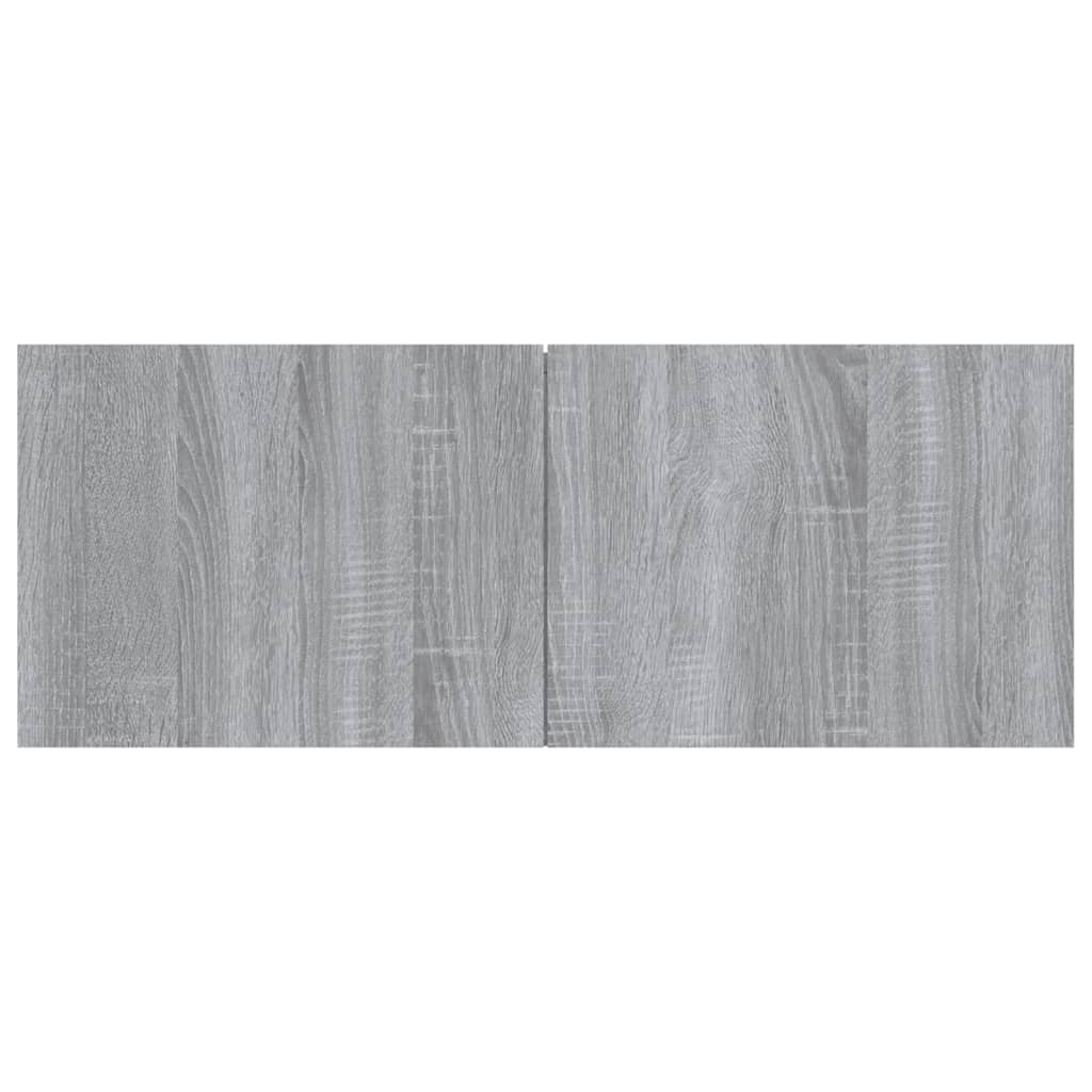 vidaXL TV Cabinet Grey Sonoma 80x30x30 cm Engineered Wood