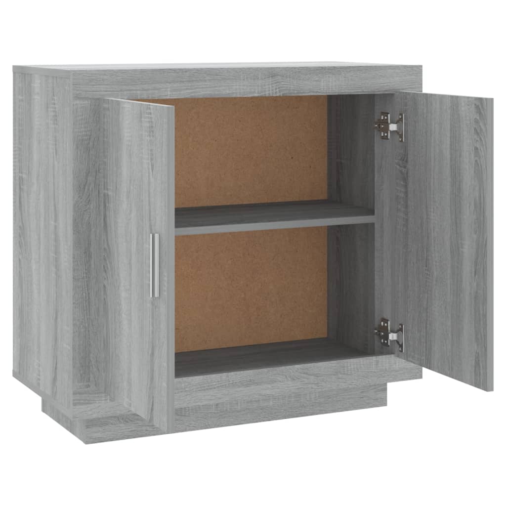 vidaXL Sideboard Grey Sonoma 80x40x75 cm Engineered Wood