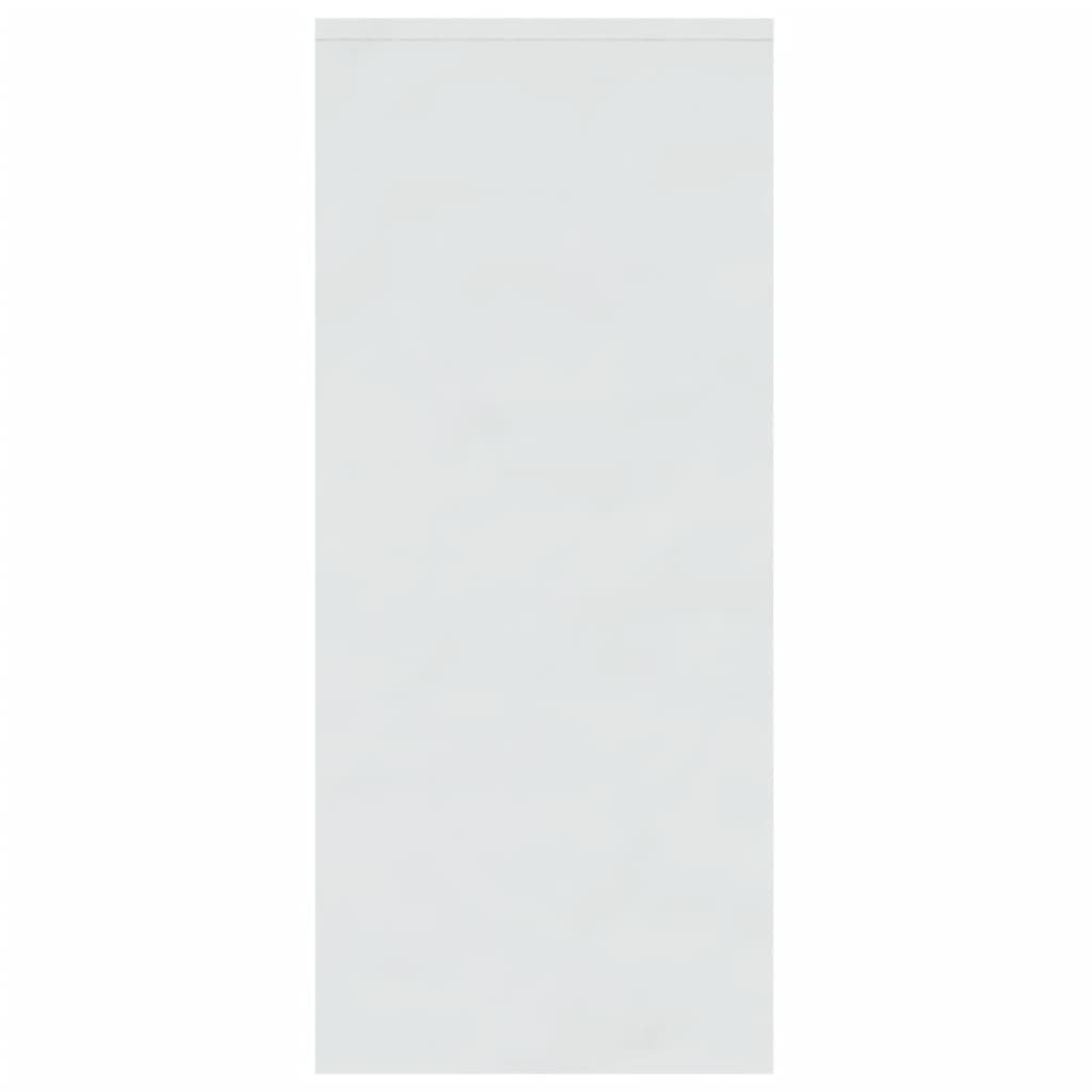vidaXL Sideboard High Gloss White 102x33x75 cm Engineered Wood
