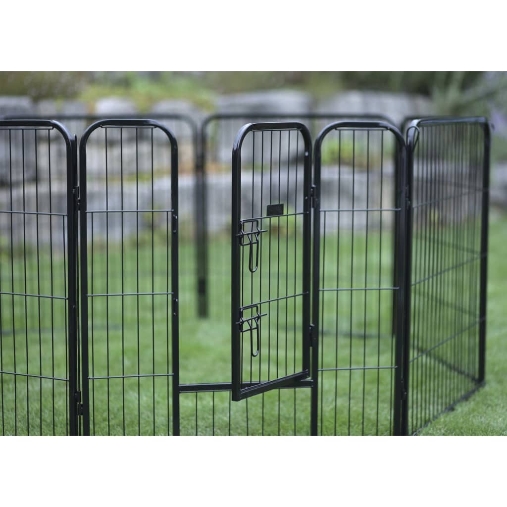 Kerbl Outdoor Pet Enclosure with Door Black