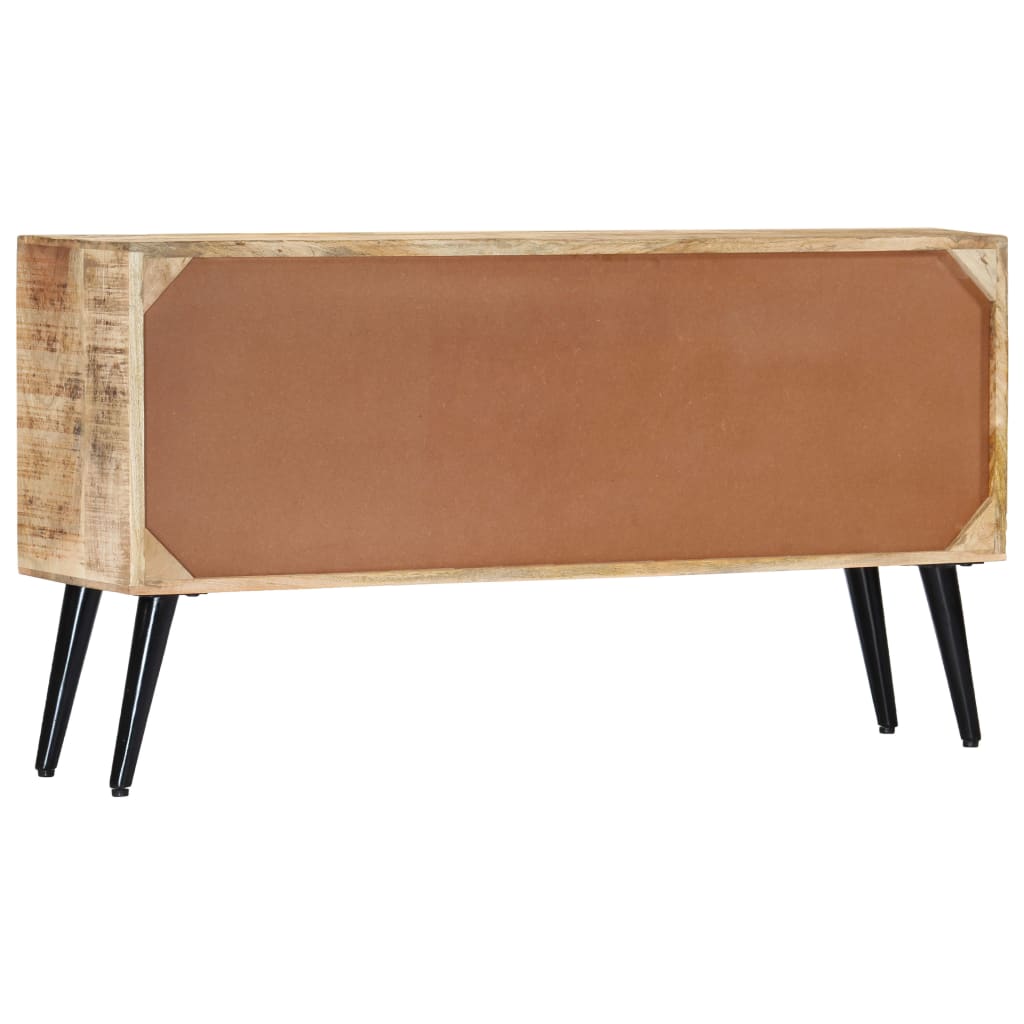 vidaXL Sideboard 118x30x62 cm Solid Mango Wood