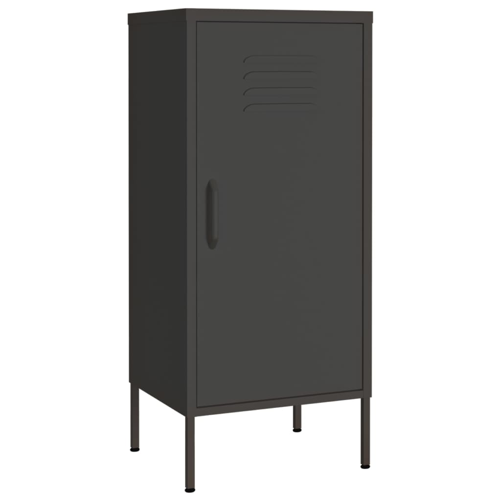 vidaXL Storage Cabinet Anthracite 42.5x35x101.5 cm Steel