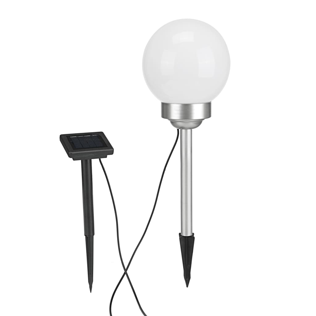HI Solar LED Rotating Garden Ball Light 15 cm