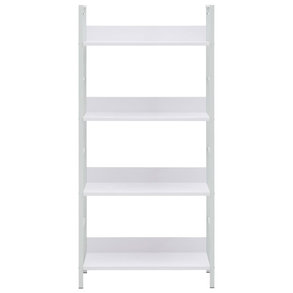 vidaXL 4-Layer Book Shelf White 60x27.6x124.5 cm Engineered Wood
