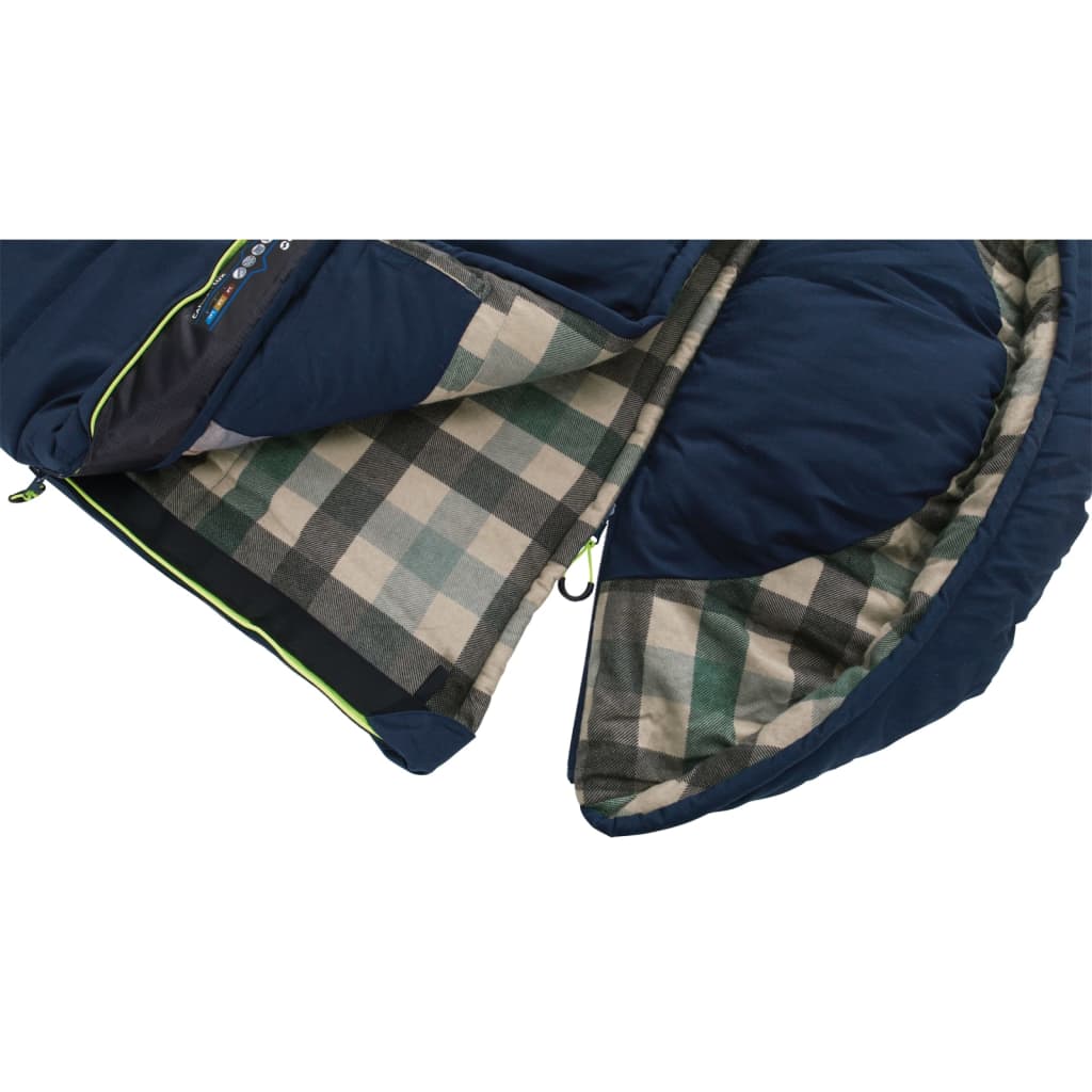Outwell Sleeping Bag Camper Lux Left-Zipper Deep Blue