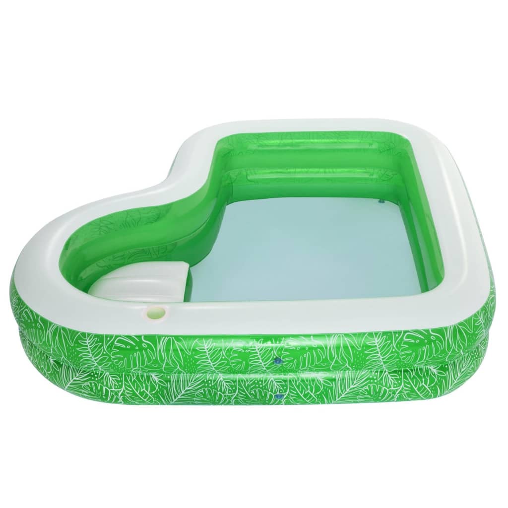 Bestway Swimming Pool with Seat Tropical Paradise 231x231x51 cm