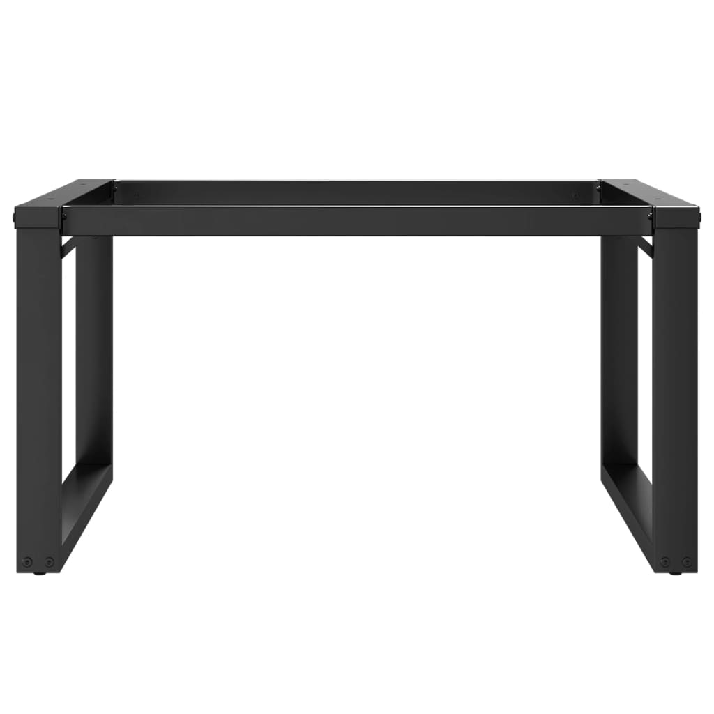 vidaXL Coffee Table Legs O-Frame 80x70x43 cm Cast Iron