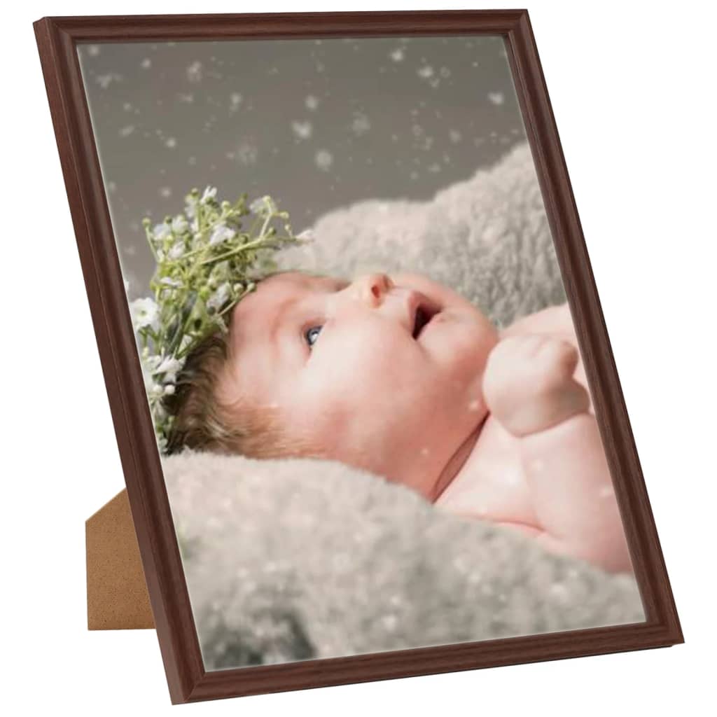 vidaXL Photo Frames Collage 5 pcs for Table Dark Red 21x29.7 cm