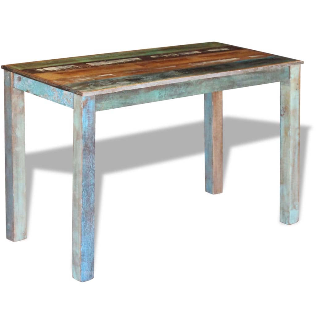 vidaXL Dining Table Solid Reclaimed Wood 115x60x76 cm