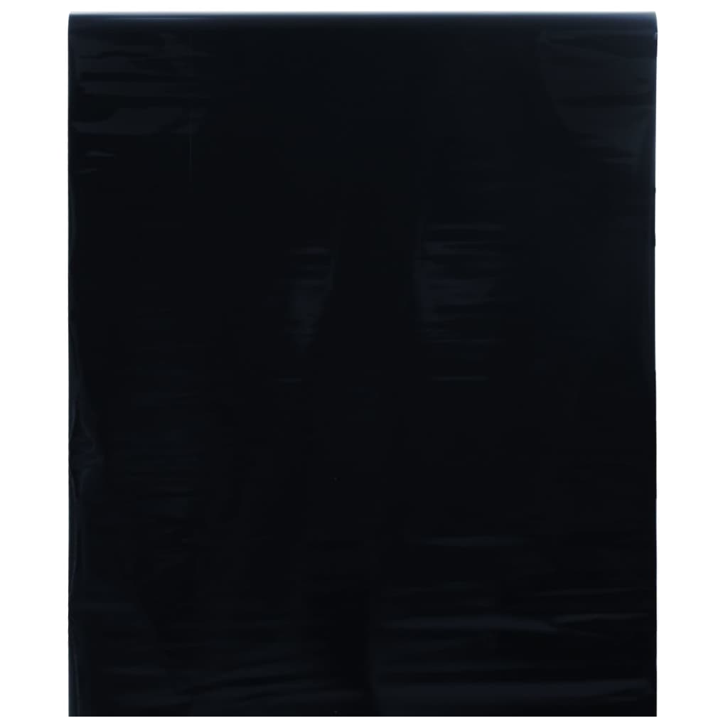 vidaXL Window Film Static Frosted Black 90x1000 cm PVC