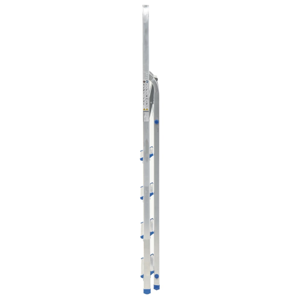 vidaXL Aluminium Step Ladder 5 Steps 150 kg