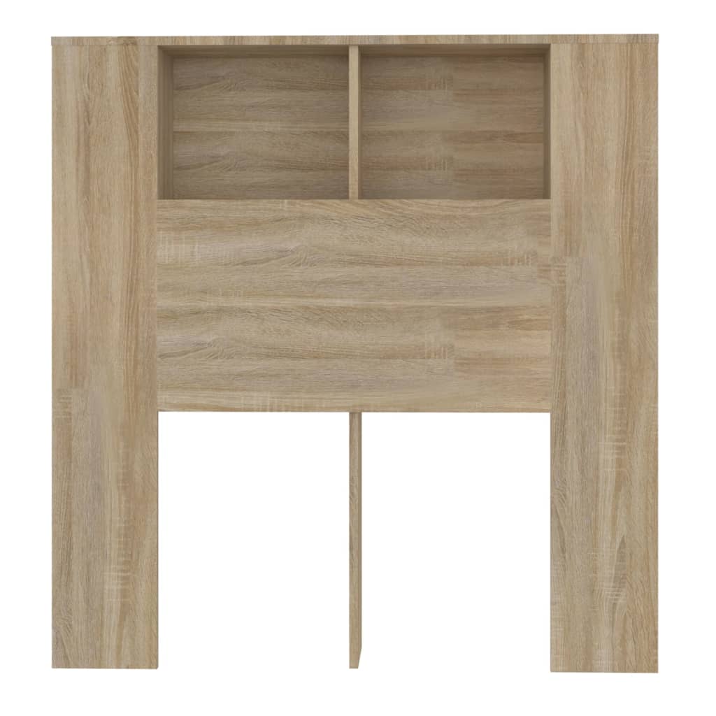 vidaXL Headboard Cabinet Sonoma Oak 100x18.5x104.5 cm