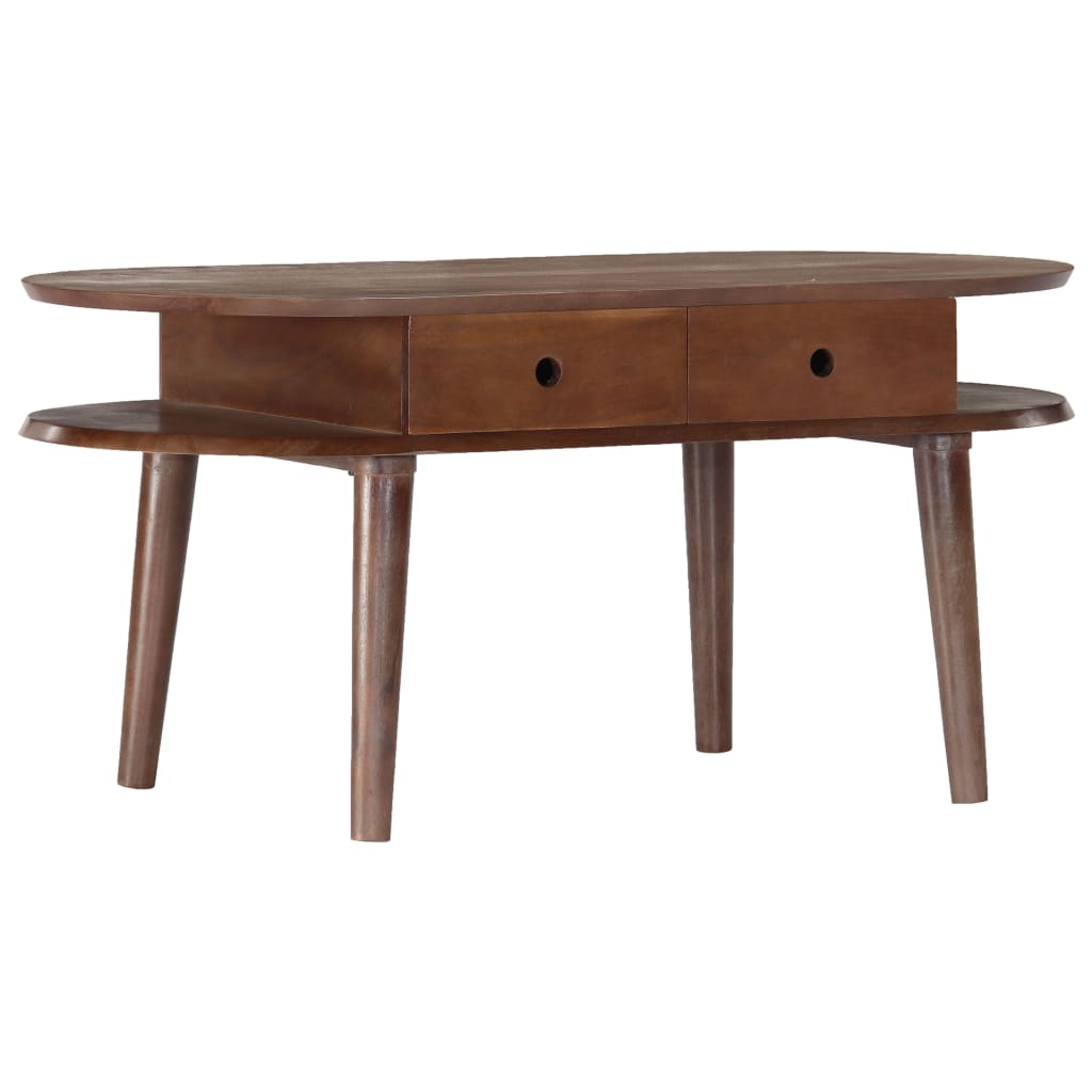 vidaXL Coffee Table 100x50x46 cm Solid Acacia Wood