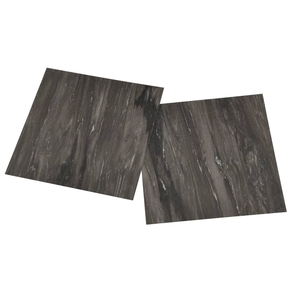 vidaXL Self-adhesive Flooring Planks 20 pcs PVC 1.86 m² Dark Grey