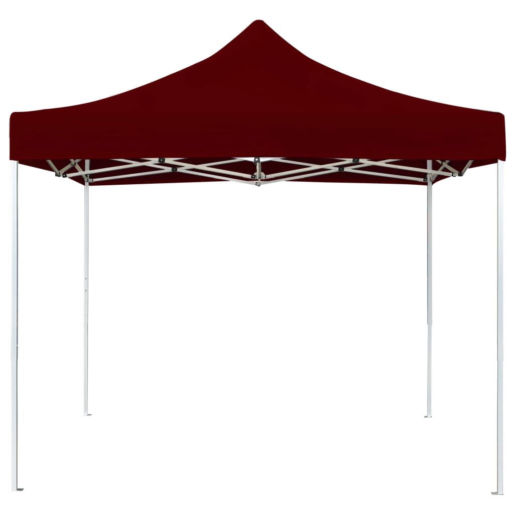 vidaXL Professional Folding Party Tent Aluminium 2x2 m Bordeaux