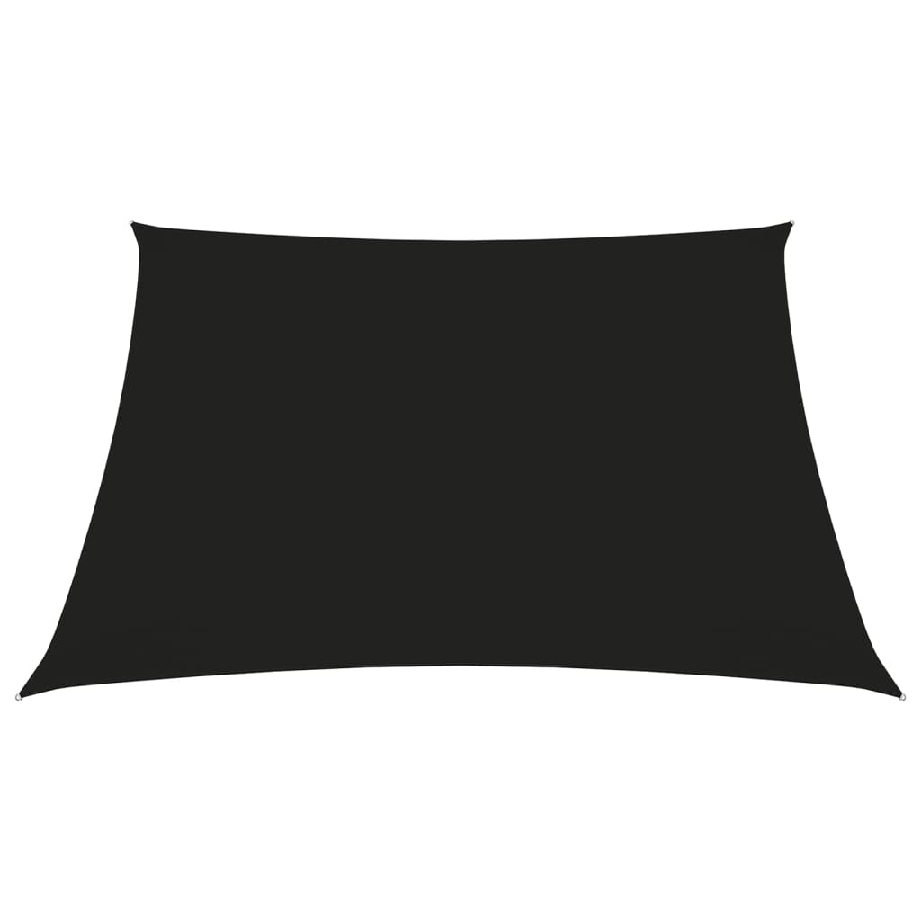 vidaXL Sunshade Sail Oxford Fabric Square 6x6 m Black