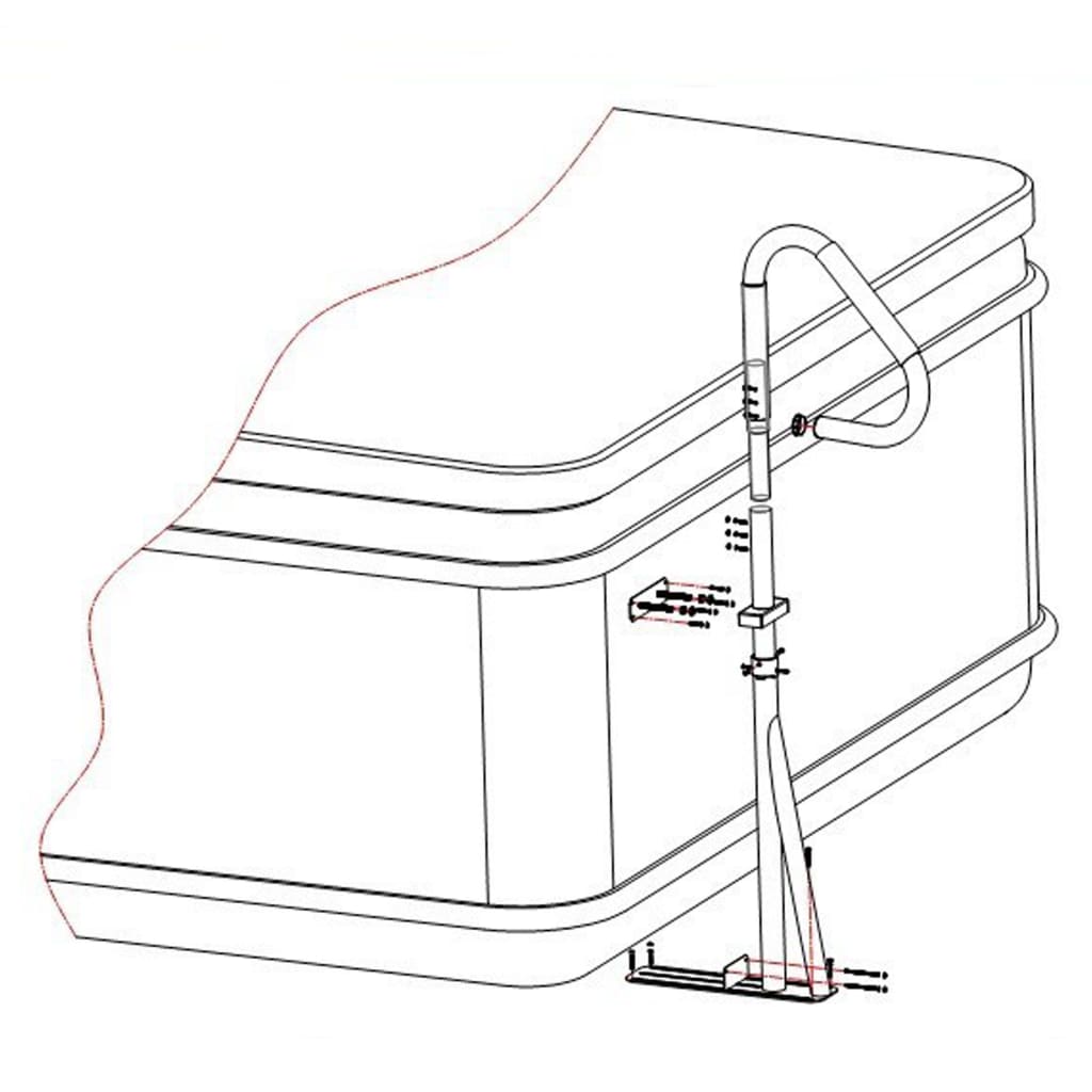 Infinity Spa Handrail | vidaXL.ie