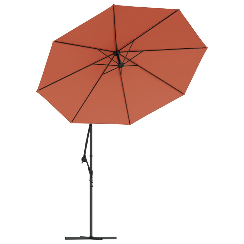 vidaXL Replacement Fabric for Cantilever Umbrella Terracotta 300 cm