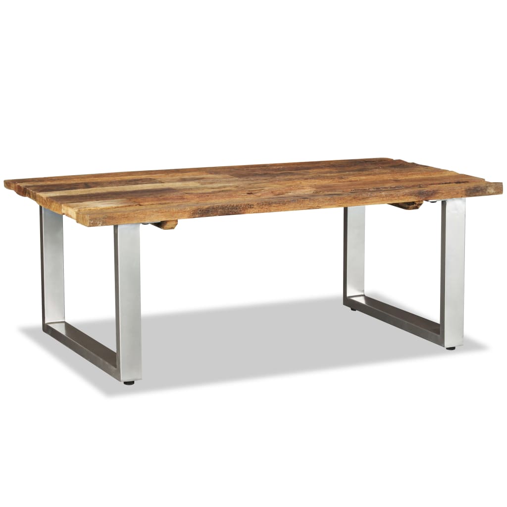 vidaXL Coffee Table Solid Reclaimed Wood 100x60x38 cm