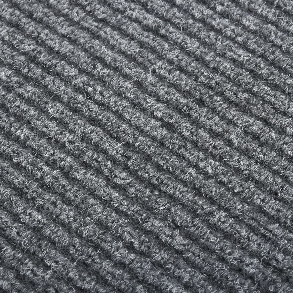 vidaXL Dirt Trapper Carpet Runner 100x500 cm Grey