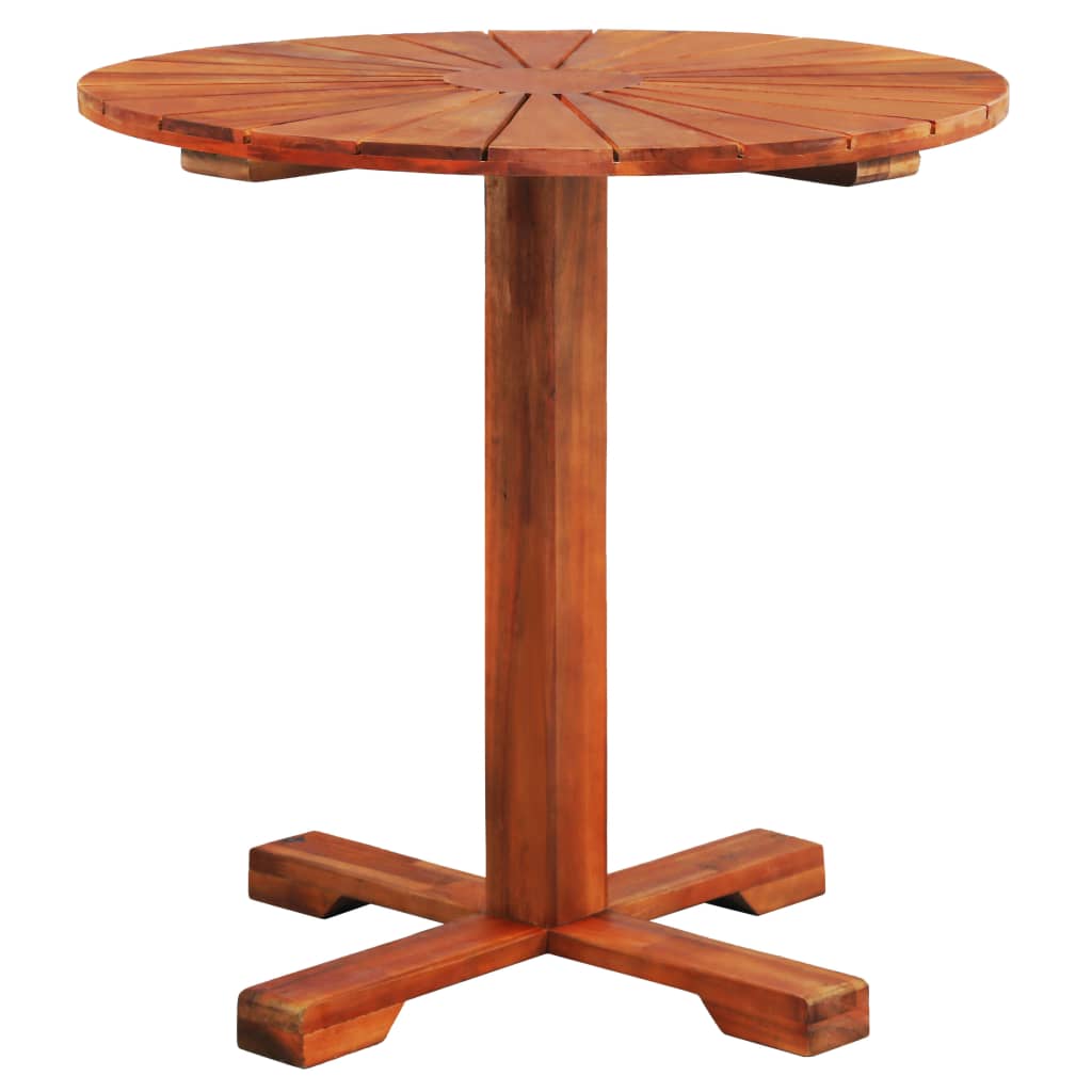 vidaXL Bistro Table 70x70 cm Solid Acacia Wood