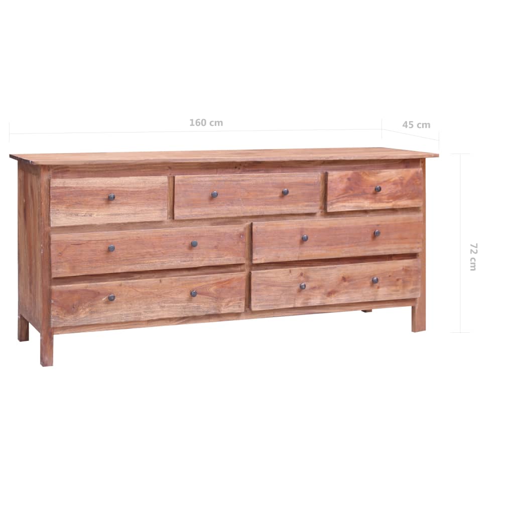 vidaXL Sideboard 160x45x72 cm Solid Reclaimed Wood