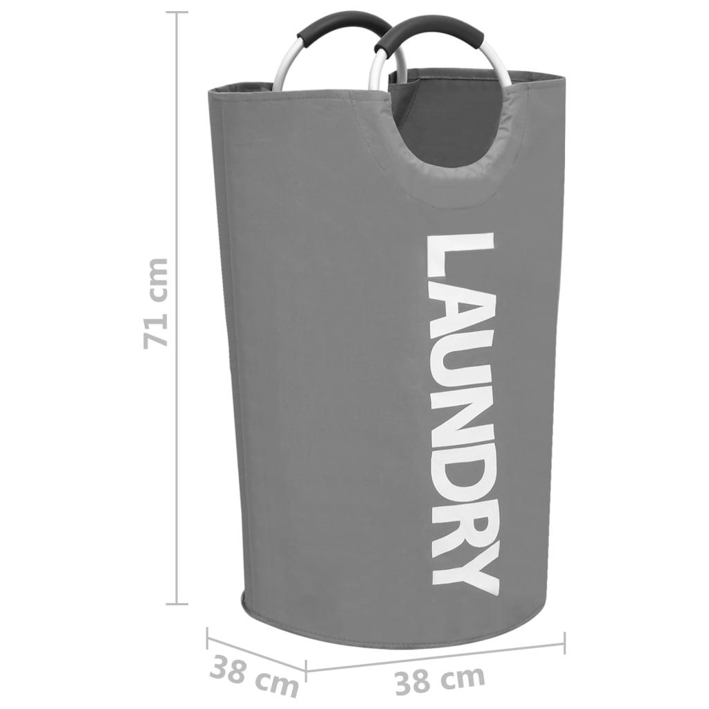 vidaXL Laundry Sorter Grey