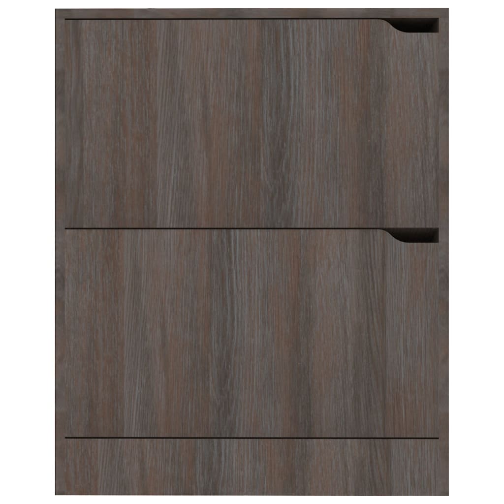 vidaXL Shoe Cabinet with 5 Doors Grey Sonoma Oak 59x24x167 cm Engineered Wood