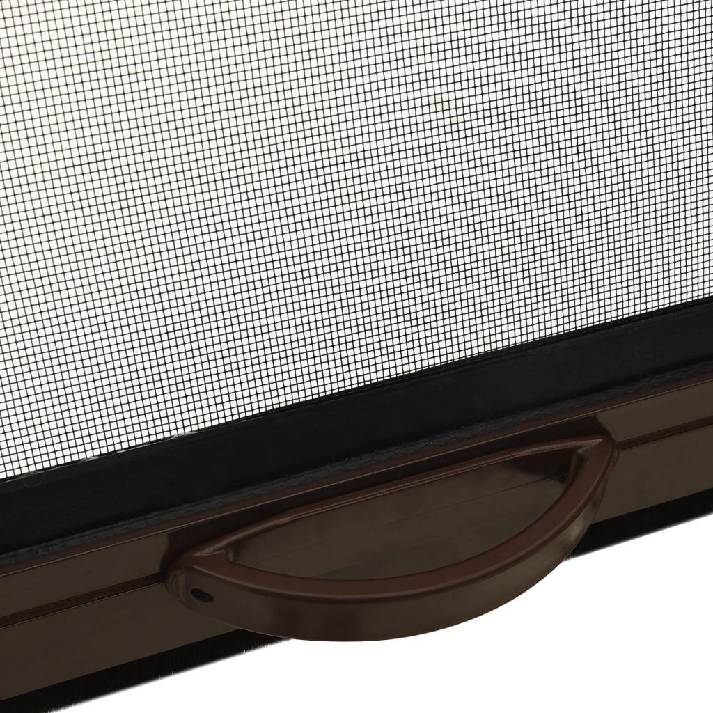 vidaXL Roll down Insect Screen for Windows Brown 80x170 cm