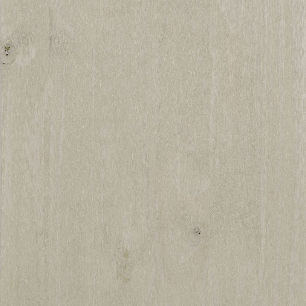 vidaXL Coffee Table HAMAR White 100x55x35 cm Solid Wood Pine