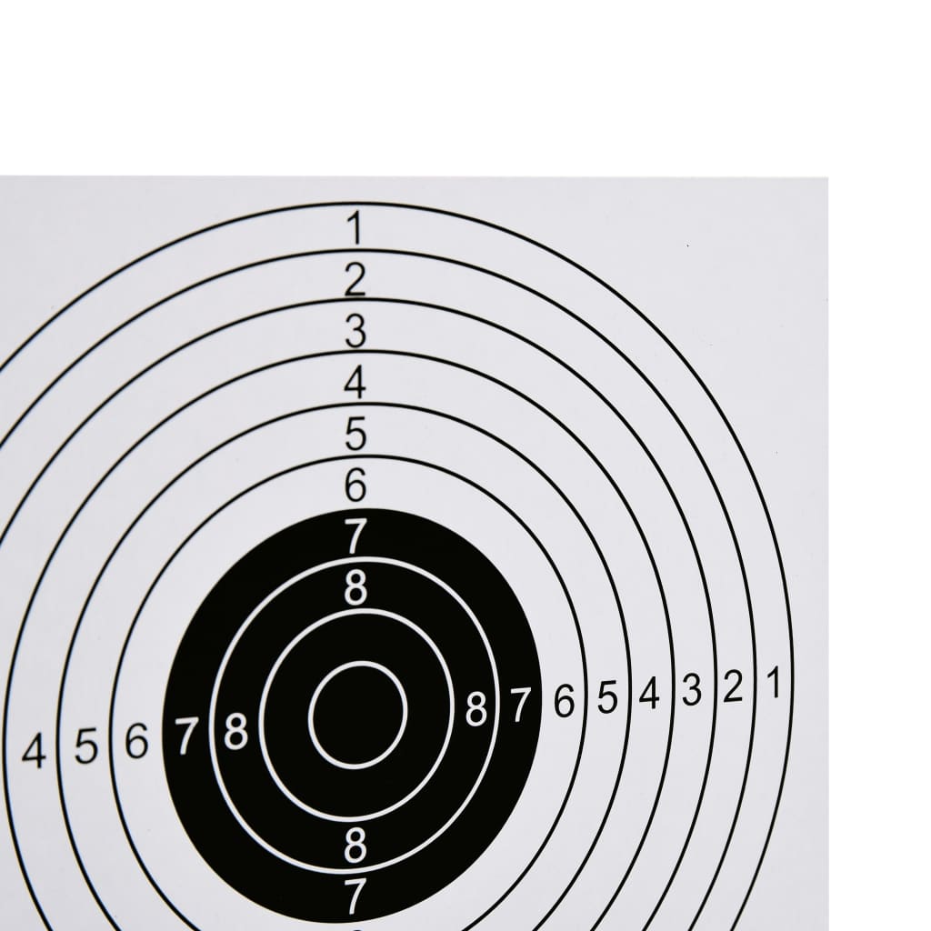 vidaXL 100 pcs Shooting Paper Targets 15x15 cm