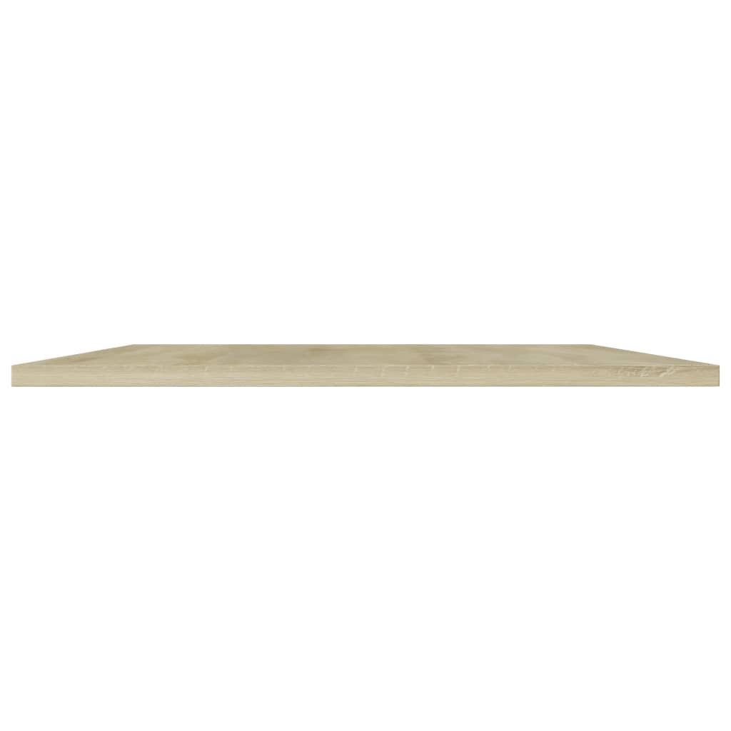 vidaXL Bookshelf Boards 4 pcs Sonoma Oak 80x50x1.5 cm Engineered Wood