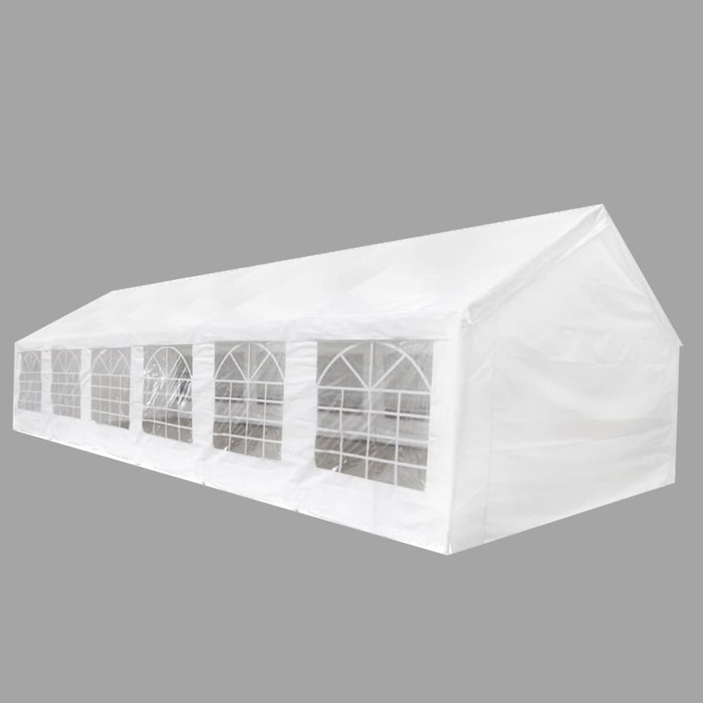 vidaXL White Party Tent 12 x 6 m